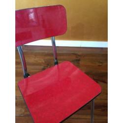 Set van 4 originele jaren 60 stoelen, vintage design