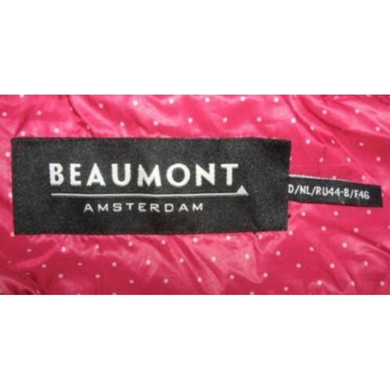 Leuke roze zomer jas van Beaumont maat 42 / 44