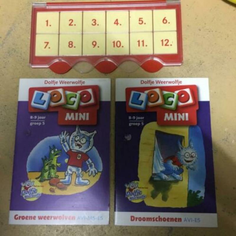 Mini loco maxi loco boekjes Sesamstraat spelling lezen