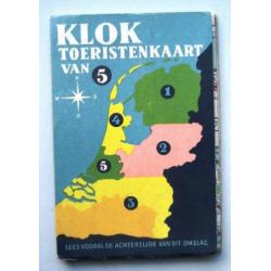 Klokzeep Heerde,Toeristenkaart Nr 5 Zuid - Holland.