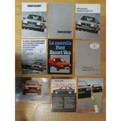 Ford Escort MK IV, 1981 t/m 1990. Ruim 65 items.