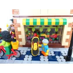 Lego Moc Winkel - Foodshop met kipkraam - item KK02