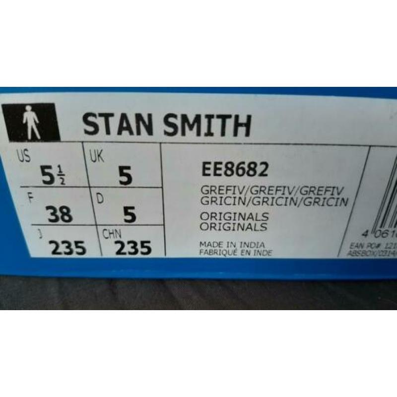 Adidas Stan Smith Grijs nieuw maat 38