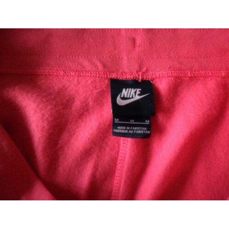 driekwart nieuwe roze sportbroek, Nike, maat M