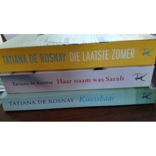 Drie fantastische romans van tatiana de rosnay.