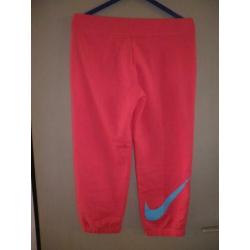 driekwart nieuwe roze sportbroek, Nike, maat M