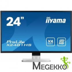 Iiyama 24" TFT ProLite X2481HS-B1 Zwart Full HD PC-flat pa..