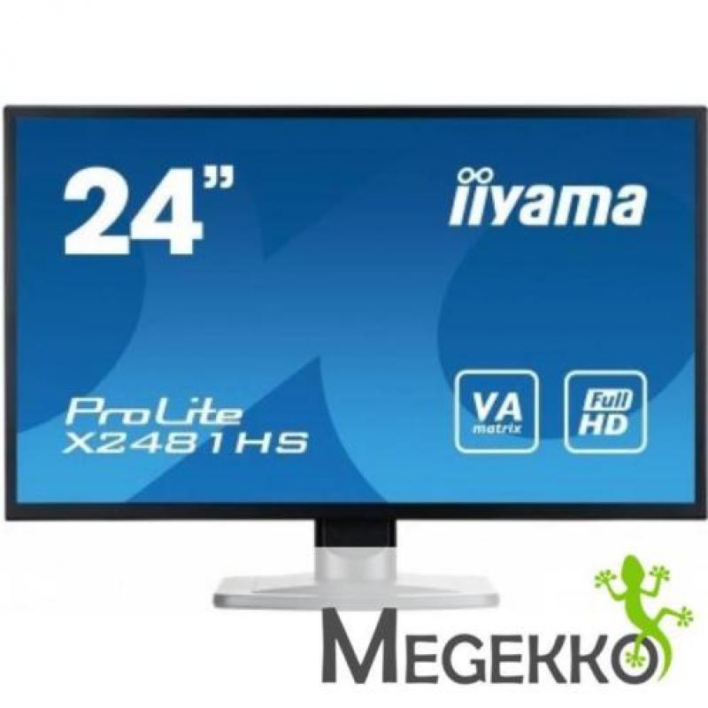 Iiyama 24" TFT ProLite X2481HS-B1 Zwart Full HD PC-flat pa..