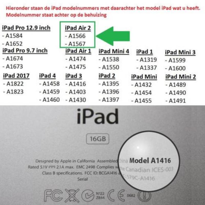 Apple iPad Air 2 - Kids Proof Cover Beschermd Tegen Krassen
