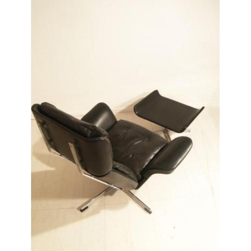 b) Jaren 70 design fauteuil - Eames - George Mulhauser stijl