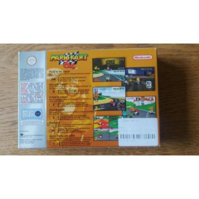 Mario kart 64 voor de Nintendo 64, compleet.