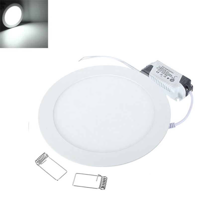 3W 9W Ultra Thin LED Ceiling Round Panel Lamp Recessed Down Light AC110 240V