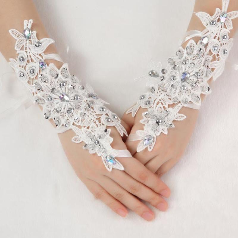 Bride Wedding Dress Gloves Bridal Stage Performances Glove
