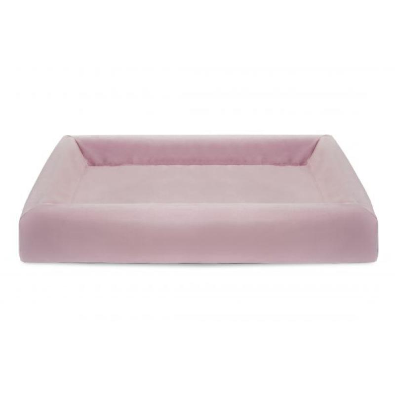 Bia bed Bia royal fluweel hoes hondenmand 6 100x80x15cm Roze
