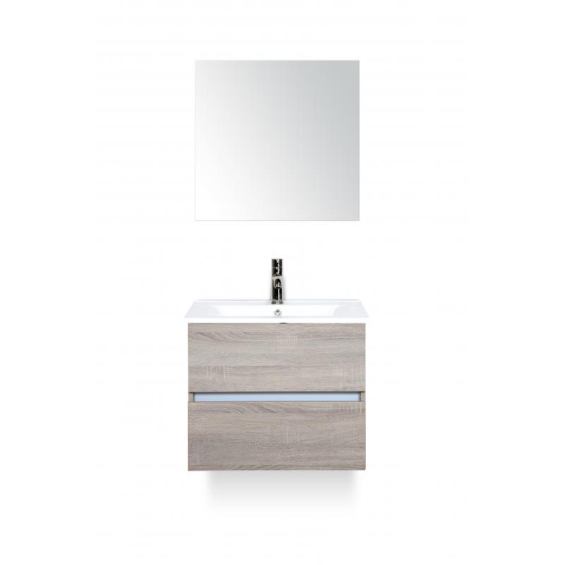 Lorencio badmeubel standaard spiegel wastafel keramiek 60cm 80cm... BWH Design Koopje