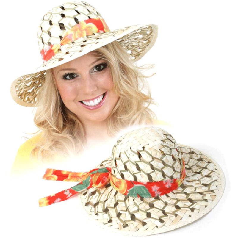  Feest hoeden Bellatio|Caribische stro hoed voor dames