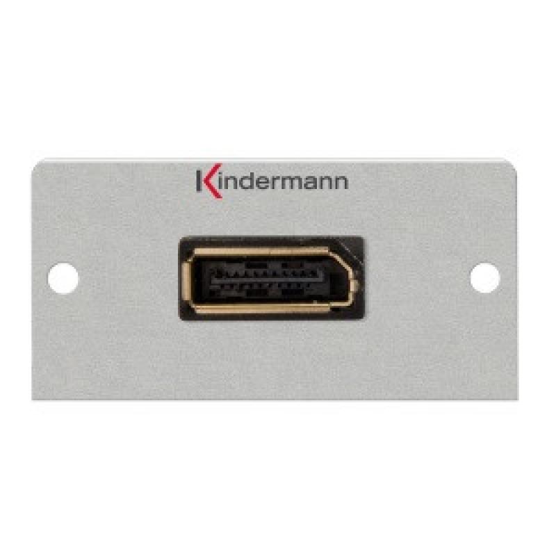 Kindermann DisplayPort kabel plug module 54 x 54 mm Kindermann Wand aansluitsystemen
