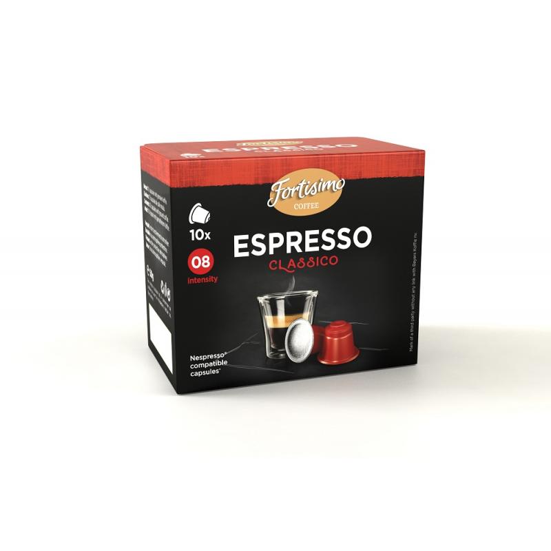 Fortisimo Espresso Classico capsules Fortisimo Hoge kwaliteit