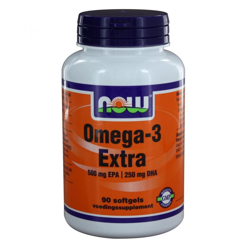 Now Foods Omega 3 Extra 500 mg EPA 250 mg DHA (90 softgels) NOW Foods