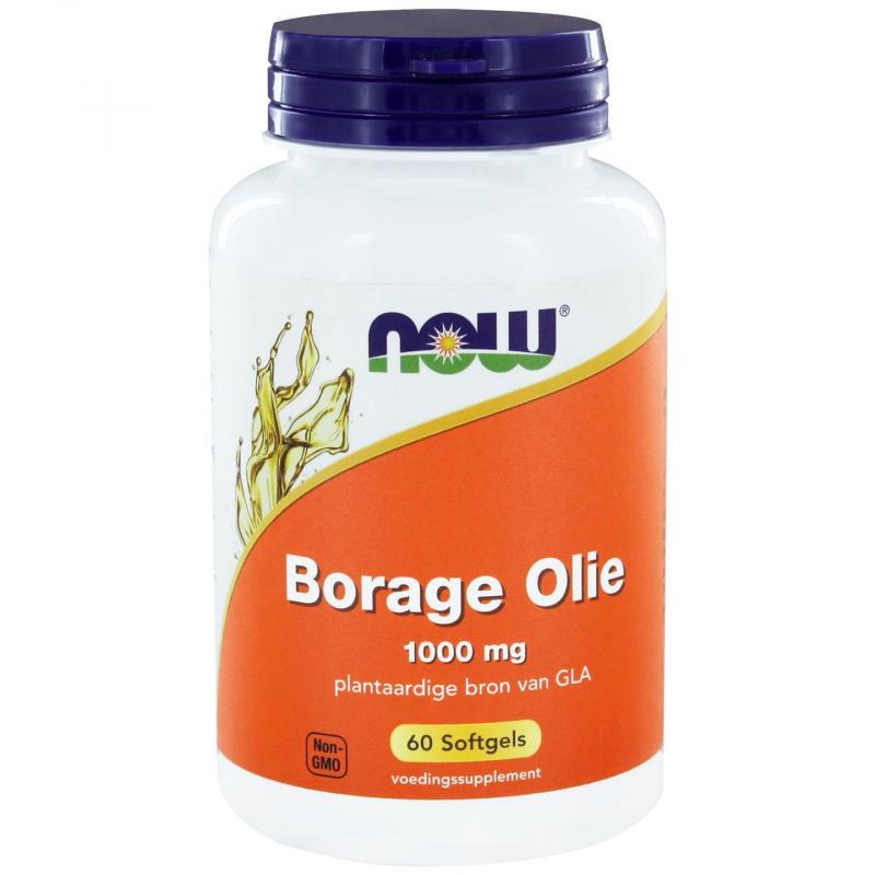 Borage Olie 1000 mg (60 softgels) NOW Foods