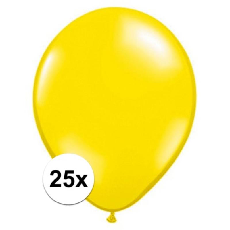 25x Citroen gele Qualatex ballonnen Qualatex te koop
