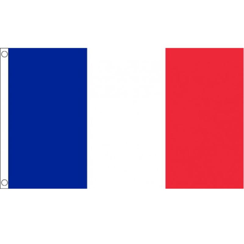 Landen versiering en vlaggen Gevelvlag Frankrijk 150 x 240 cm