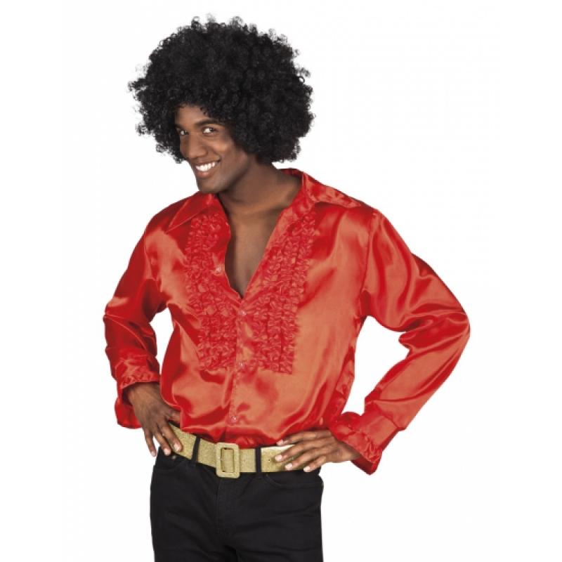 Carnaval rouche overhemd rood Carnavalskostuum winkel gaafste producten