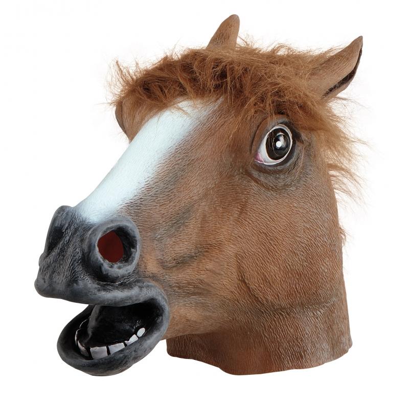 Paarden masker bruin voor volwassenen Carnavalskostuum winkel gaafste producten