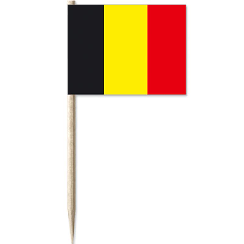 Landen versiering en vlaggen Geen Belgi prikkers 50 stuks