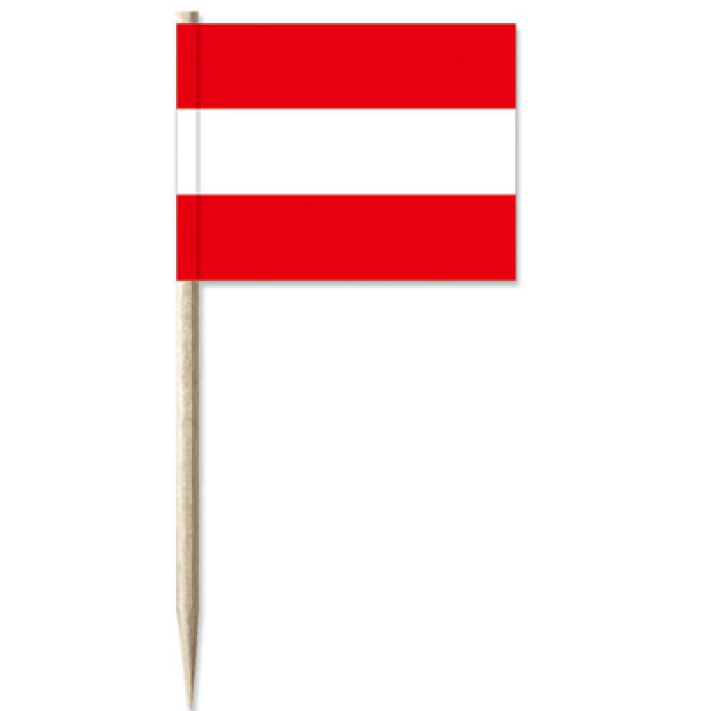 Prikkertjes Oostenrijk 50 st Geen Landen versiering en vlaggen